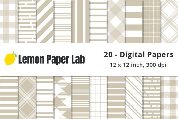 Beige Striped Pattern Paper: A Versatile Design Essential for Creatives