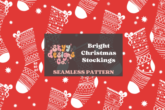 Christmas Stockings Seamless Pattern: A Versatile Design for Creative Projects