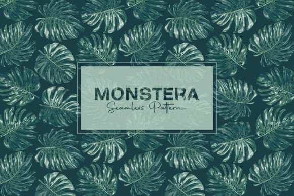 Monstera Pattern: A Tropical Touch for Creative Projects