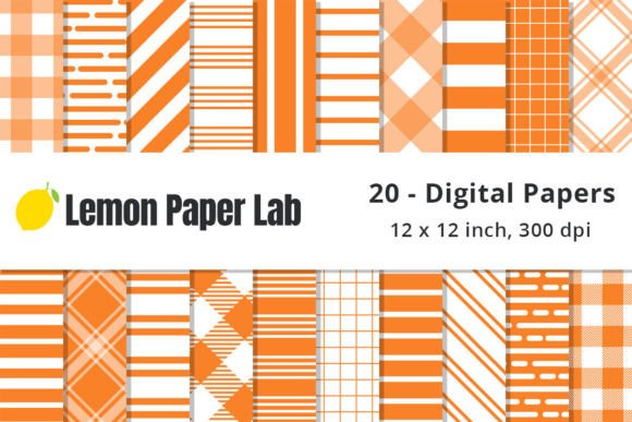 Orange Stripe Digital Paper Seamless: A Versatile Design Asset for Fall and Halloween Creations