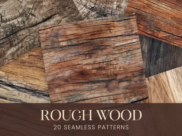 Rough Wood Distressed Rustic Farm Knotty: A Timeless Pattern for Modern Creativity