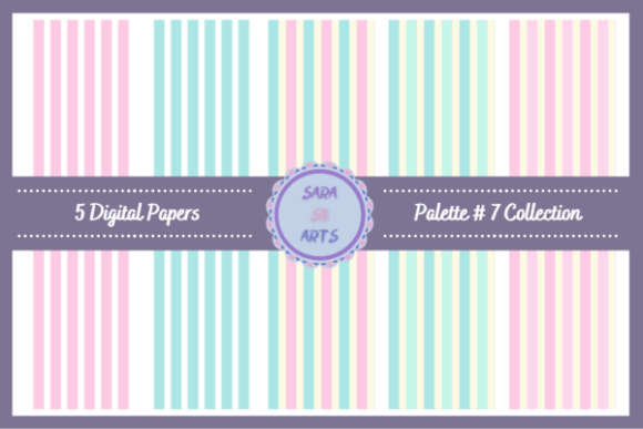 Seamless Stripes Pattern Digital Paper: A Versatile Asset for Design and Creativity